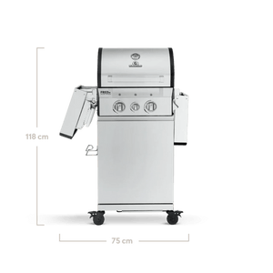 Burnhard FRED Jr. Deluxe Gasgrill 2 - Brenner Edelstahl mit Edelstahlrost - Grillstar.deBurnhard FRED Jr. Deluxe Gasgrill 2 - Brenner Edelstahl mit EdelstahlrostBurnhardGrillstar.de