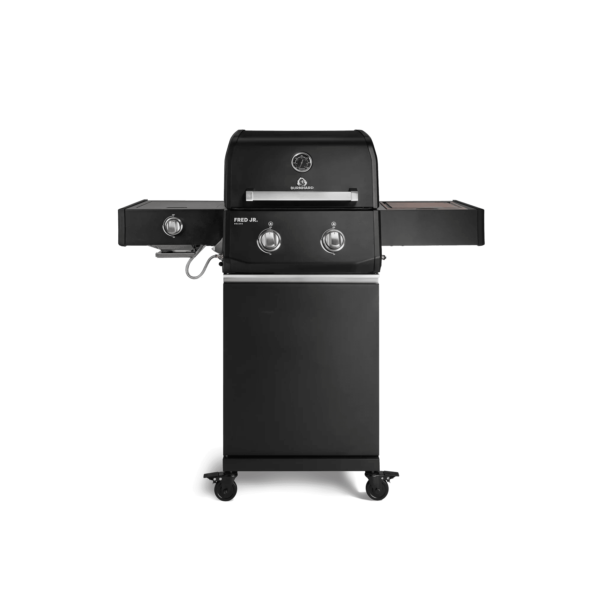 Burnhard FRED Jr. Deluxe Gasgrill Black Edition 2 - Brenner mit Edelstahlrost Series 4 - Grillstar.deBurnhard FRED Jr. Deluxe Gasgrill Black Edition 2 - Brenner mit Edelstahlrost Series 4BurnhardGrillstar.de