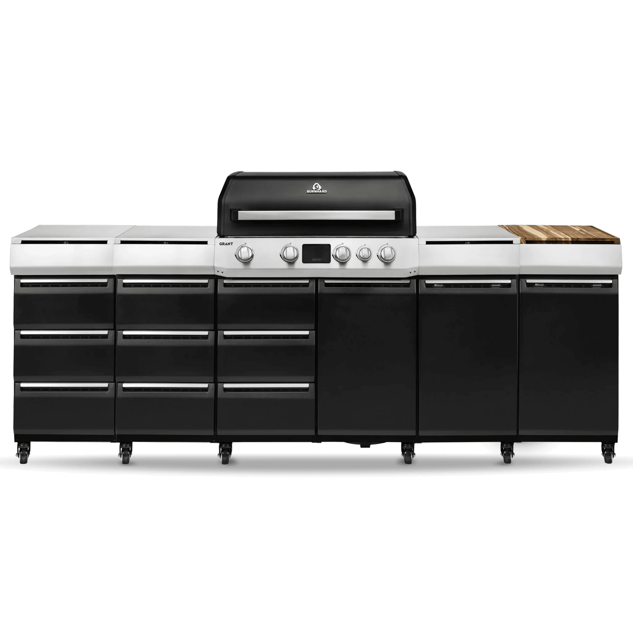 Burnhard GRANT Station - Modularer Gasgrill 4 - Brenner mit Schubladen und Edelstahlrost - Grillstar.deBurnhard GRANT Station - Modularer Gasgrill 4 - Brenner mit Schubladen und EdelstahlrostAußenkücheBurnhardGrillstar.de