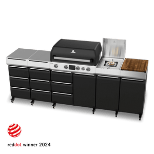 Burnhard GRANT Station - Modularer Gasgrill 4 - Brenner mit Türen und Gusseisenrost - Grillstar.deBurnhard GRANT Station - Modularer Gasgrill 4 - Brenner mit Türen und GusseisenrostAußenkücheBurnhardGrillstar.de