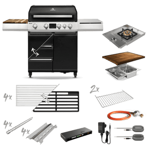 Burnhard GRANT Upgrade - Modularer Gasgrill 4 - Brenner mit Schubladen und Edelstahlrost - Grillstar.deBurnhard GRANT Upgrade - Modularer Gasgrill 4 - Brenner mit Schubladen und EdelstahlrostGrillBurnhardGrillstar.de
