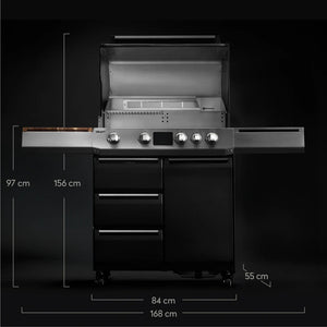 Burnhard GRANT Upgrade - Modularer Gasgrill 4 - Brenner mit Türen und Edelstahlrost - Grillstar.deBurnhard GRANT Upgrade - Modularer Gasgrill 4 - Brenner mit Türen und EdelstahlrostGrillBurnhardGrillstar.de