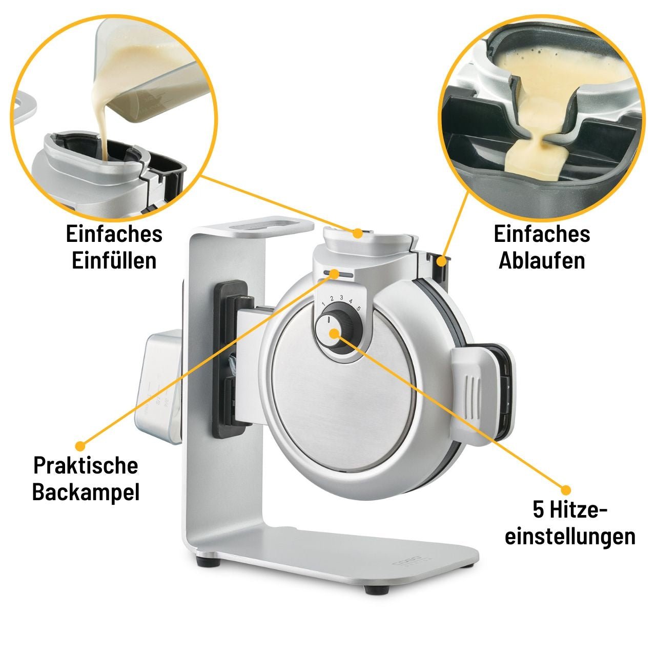 CASO WaffleUp vertikales Waffeleisen - Grillstar.deCASO WaffleUp vertikales WaffeleisenCASOGrillstar.decg29324038437029321