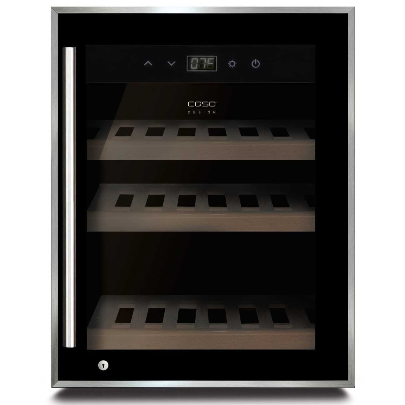 CASO WineSafe 12 Black Weinkühlschrank