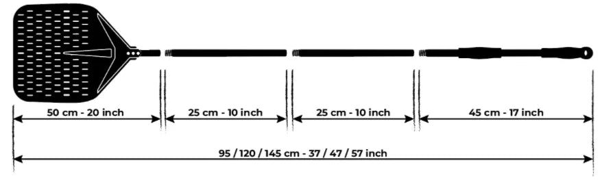 Alfa Forni Große Pizza Schaufel