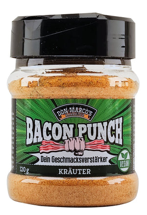 Don Marco’s Barbecue Bacon Punch Kräuter, 120g - Grillstar.deDon Marco’s Barbecue Bacon Punch Kräuter, 120gDon Marco'sGrillstar.dedm105 - 155 - 1204260266354071