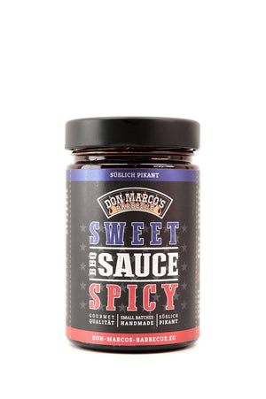 Don Marcos BBQ Sauce - Sweet & Spicy - 260ml Glas - Grillstar.deDon Marcos BBQ Sauce - Sweet & Spicy - 260ml GlasGrillsauceDon Marco'sGrillstar.de