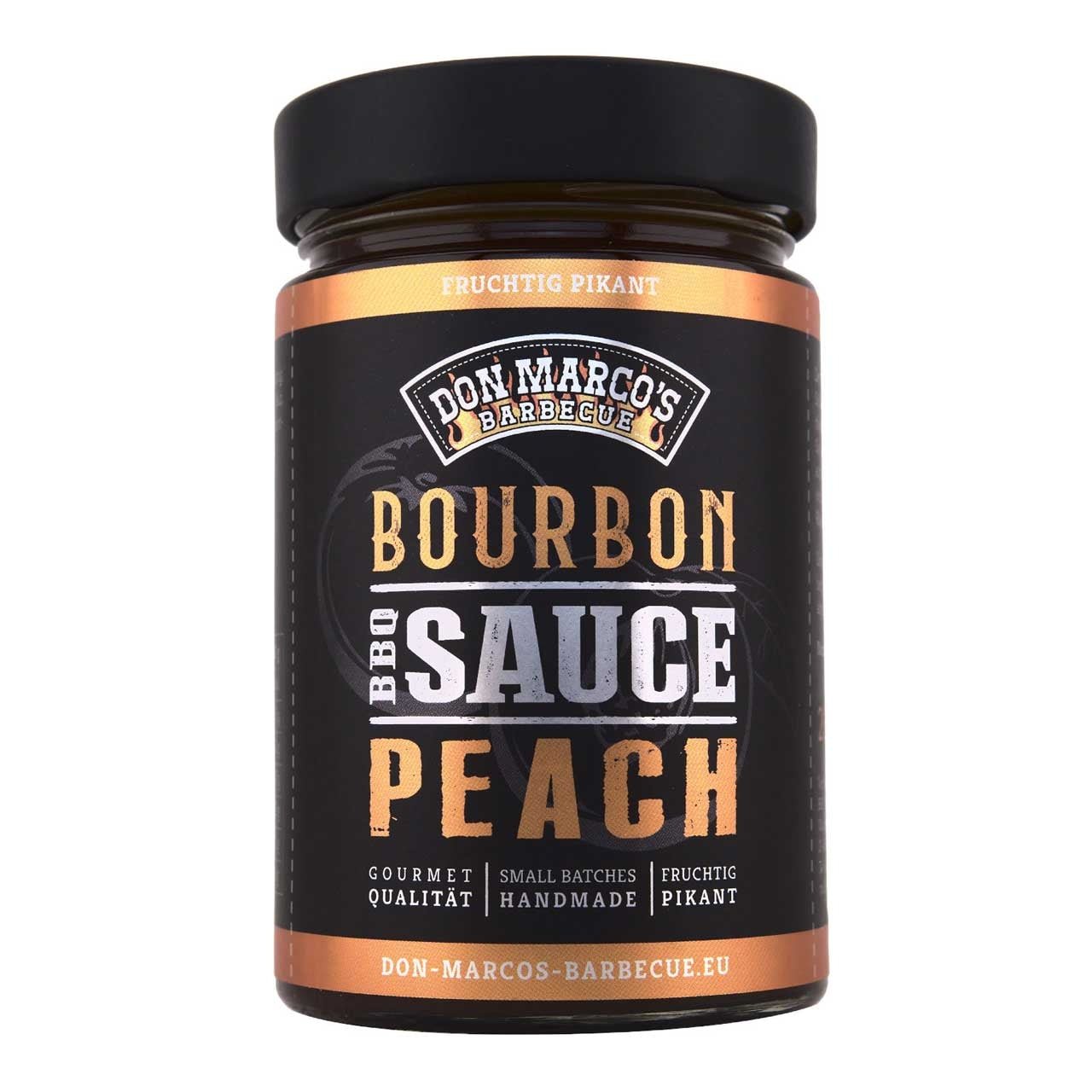 Don Marco's Bourbon Peach BBQ Sauce - Grillstar.deDon Marco's Bourbon Peach BBQ SauceDon Marco'sGrillstar.dedm202 - 0044260266350073