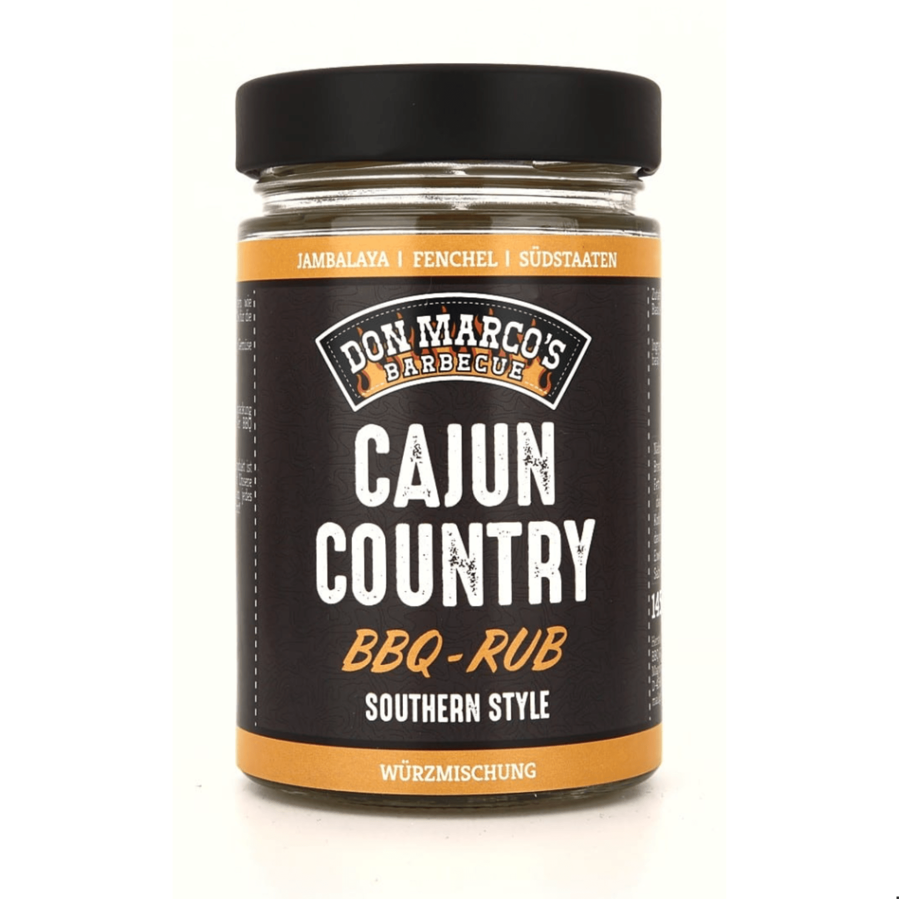 Don Marco's Cajun Country, 145g Glas - Grillstar.deDon Marco's Cajun Country, 145g GlasGewürzeDon Marco'sGrillstar.de