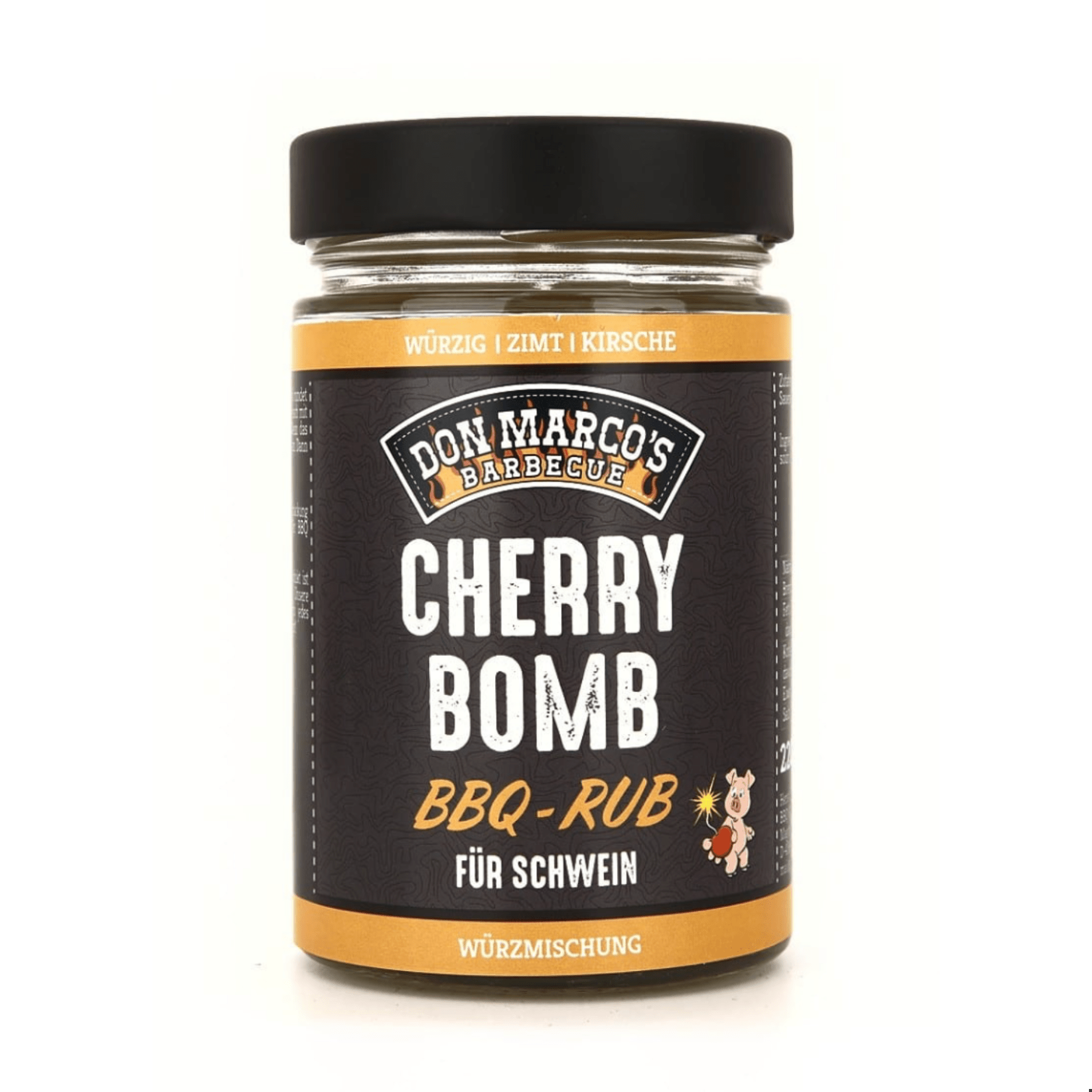 Don Marco's Cherry Bomb, 220g Glas - Grillstar.deDon Marco's Cherry Bomb, 220g GlasDon Marco'sGrillstar.de