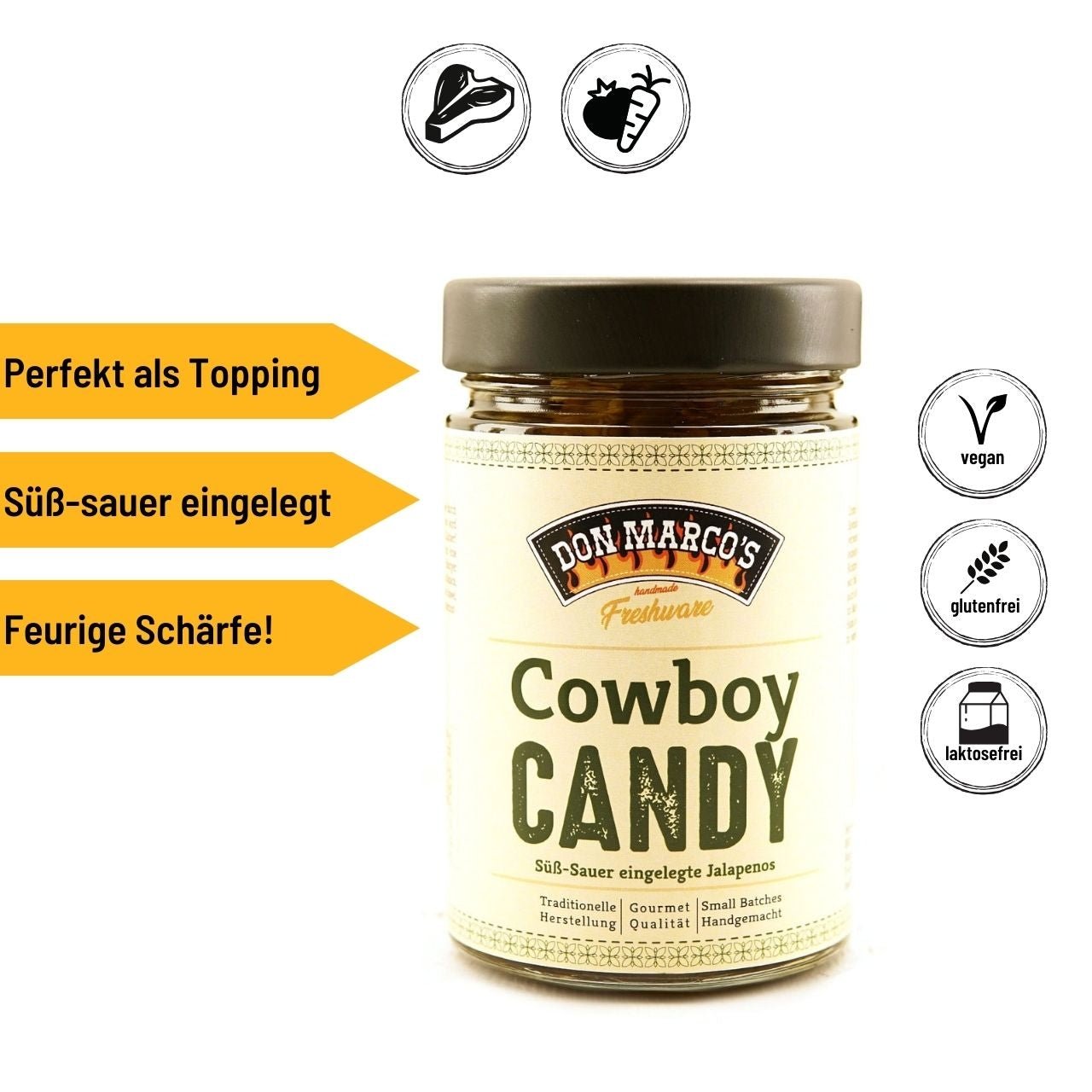 Don Marcos Cowboy Candy - Grillstar.deDon Marcos Cowboy CandyDon Marco'sGrillstar.dedm720 - 0074260266354620