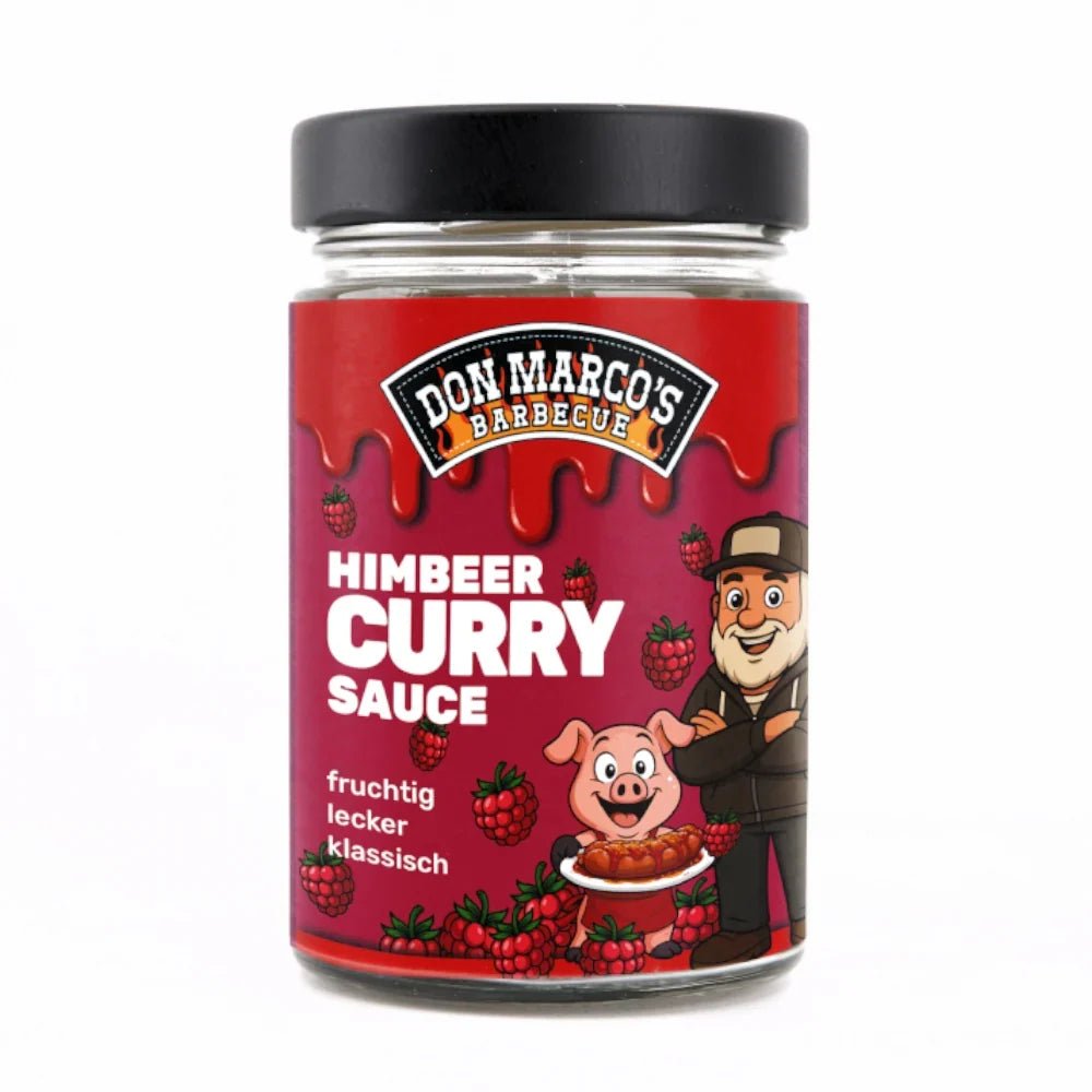 Don Marco's Himbeer Curry Sauce, 250ml - Grillstar.deDon Marco's Himbeer Curry Sauce, 250mlDon Marco'sGrillstar.de