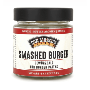 Don Marco's Smashed Burger Extra Taste Gewürz, 145g Glas - Grillstar.deDon Marco's Smashed Burger Extra Taste Gewürz, 145g GlasGewürzDon Marco'sGrillstar.de