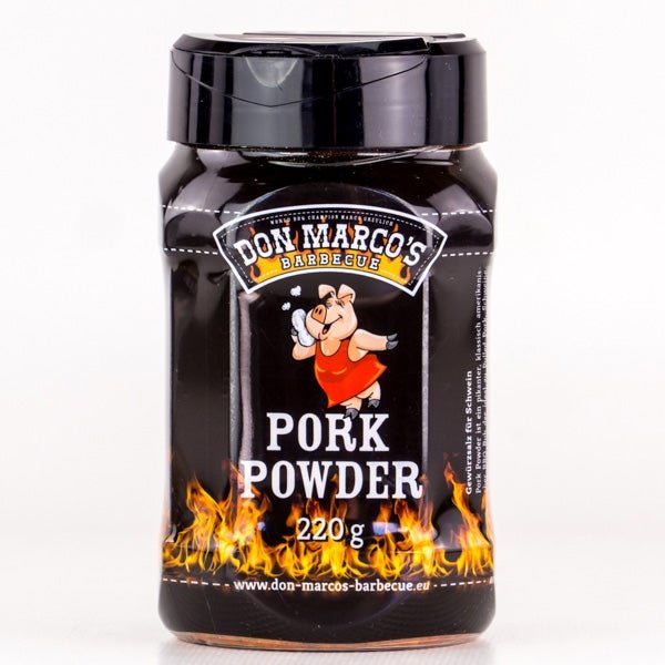 Don Marcos's Pork Powder Rub, 220g - Grillstar.deDon Marcos's Pork Powder Rub, 220gDon Marco'sGrillstar.dedm101 - 002 - 2204260266352404