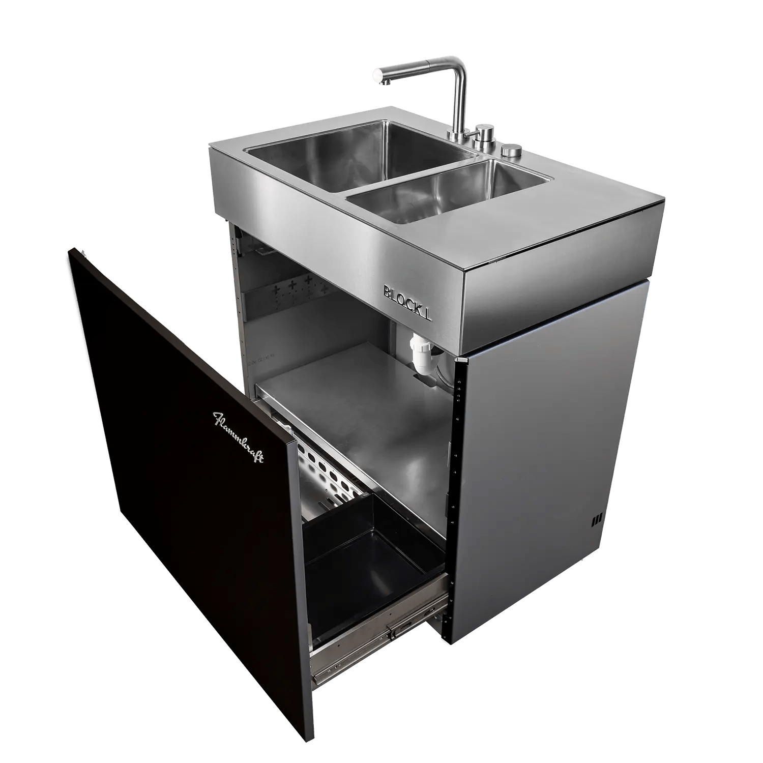 Flammkraft Block L, Elfenbeinschwarz - Grillstar.deFlammkraft Block L, ElfenbeinschwarzFlammkraftGrillstar.de