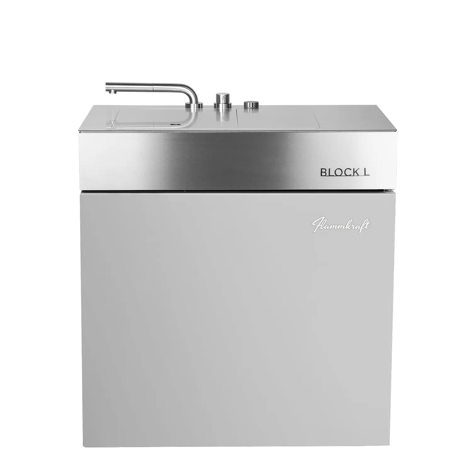 Flammkraft Block L, Lichtgrau - Grillstar.deFlammkraft Block L, LichtgrauFlammkraftGrillstar.de