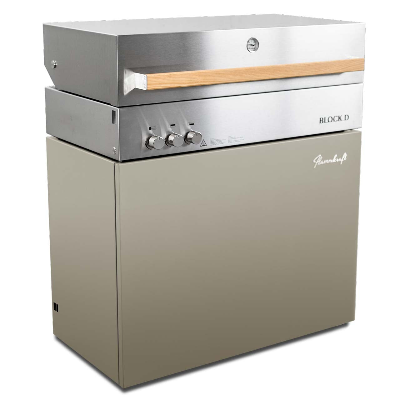 Flammkraft Gasgrill Block D Gen.5 Taupe