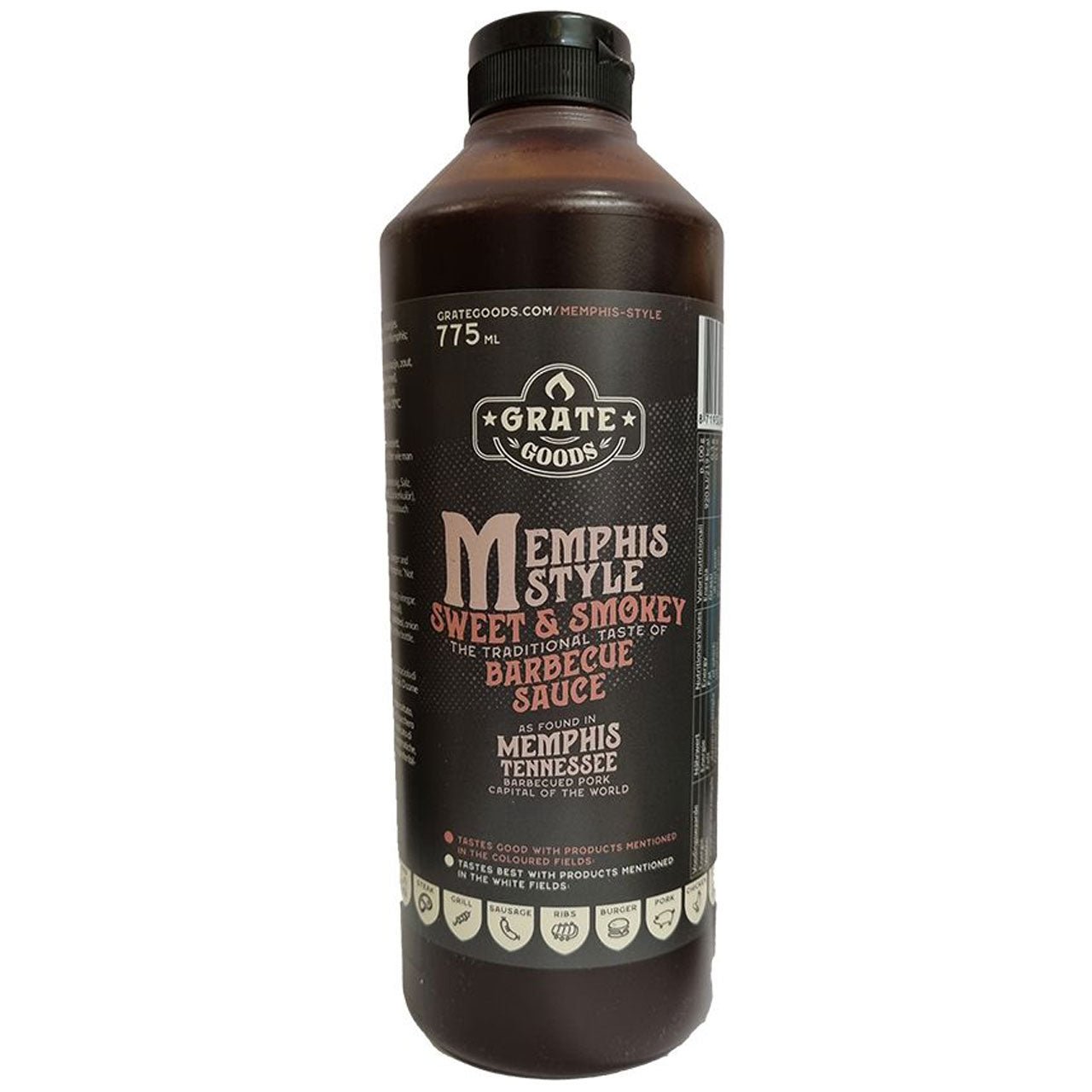 Grate Goods Memphis Sweet & Smoke BBQ Sauce L - Grillstar.deGrate Goods Memphis Sweet & Smoke BBQ Sauce LGrate GoodsGrillstar.deDBCSS150118719324822480