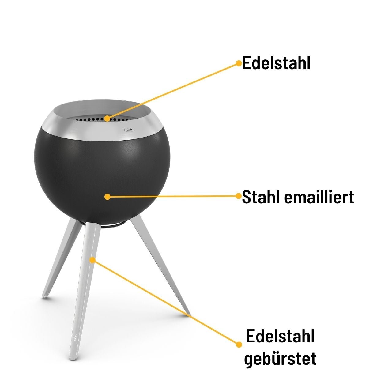 Höfats MOON 45 Feuerschale mit hohem Fuß - Grillstar.deHöfats MOON 45 Feuerschale mit hohem FußHöfatsGrillstar.deH007174064251007160