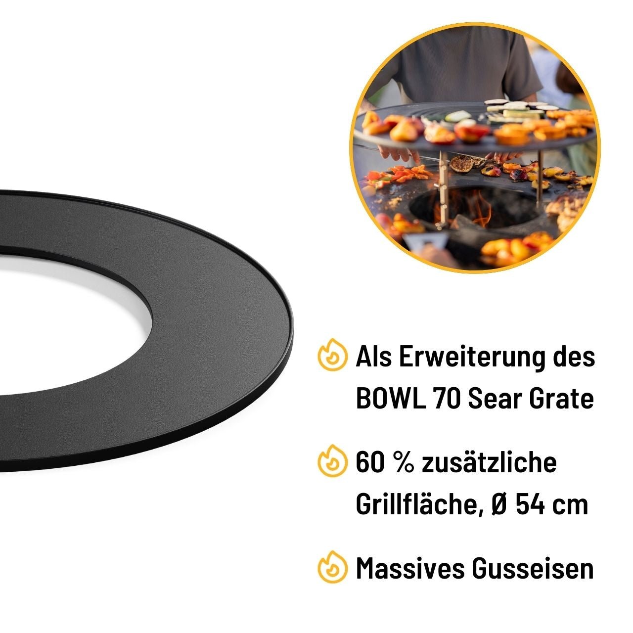 Höfats Warmhaltering, BOWL 70 - Grillstar.deHöfats Warmhaltering, BOWL 70HöfatsGrillstar.deHK006174064251006170