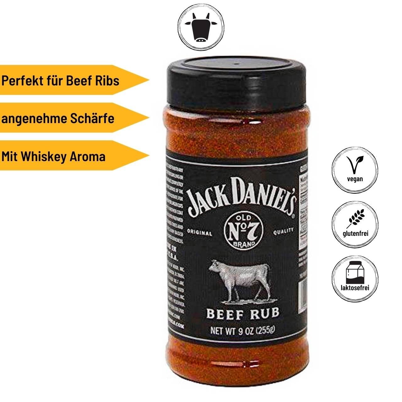 Jack Daniel's Beef Rub, 255g - Grillstar.deJack Daniel's Beef Rub, 255gJack Daniel'sGrillstar.deJD - BR0078342017611