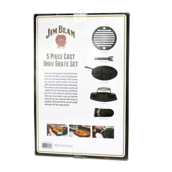 Jim Beam Gusseisernes Grillrost 5 in 1 Set - Grillstar.deJim Beam Gusseisernes Grillrost 5 in 1 SetGrillstarGrillstar.deJB701613