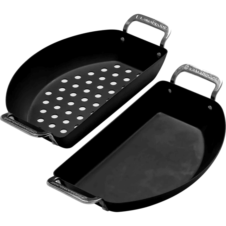 KamadoJoe Halbmond Pfannen Set - Grillstar.deKamadoJoe Halbmond Pfannen SetGrillzubehörKamado JoeGrillstar.de