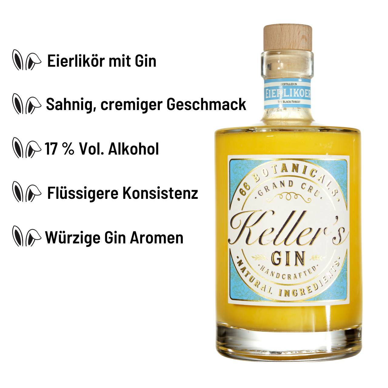 Keller´s Gin Eierlikör 0,5 Liter - Grillstar.deKeller´s Gin Eierlikör 0,5 LiterKellerGrillstar.de4002014260647390179