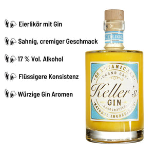 Keller´s Gin Eierlikör 0,5 Liter - Grillstar.deKeller´s Gin Eierlikör 0,5 LiterKellerGrillstar.de4002014260647390179