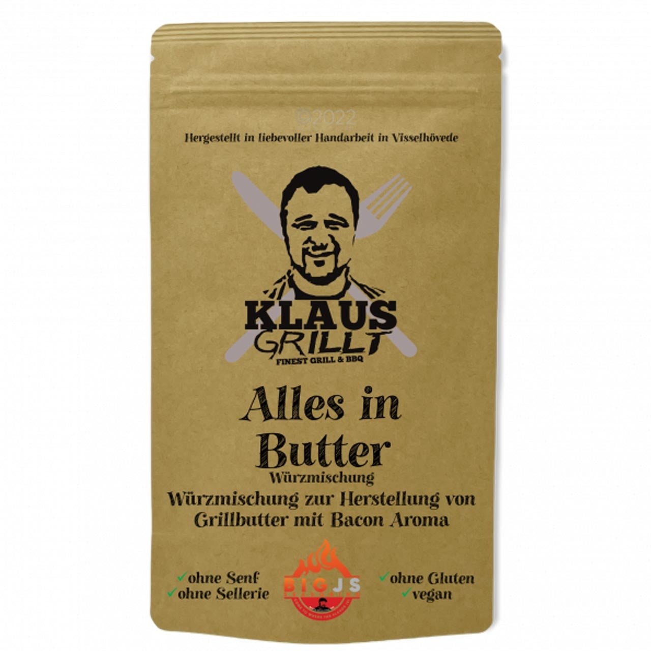 Klaus Grillt Alles in Butter, 250g - Grillstar.deKlaus Grillt Alles in Butter, 250gKlaus GrilltGrillstar.dekg302102504260436668304