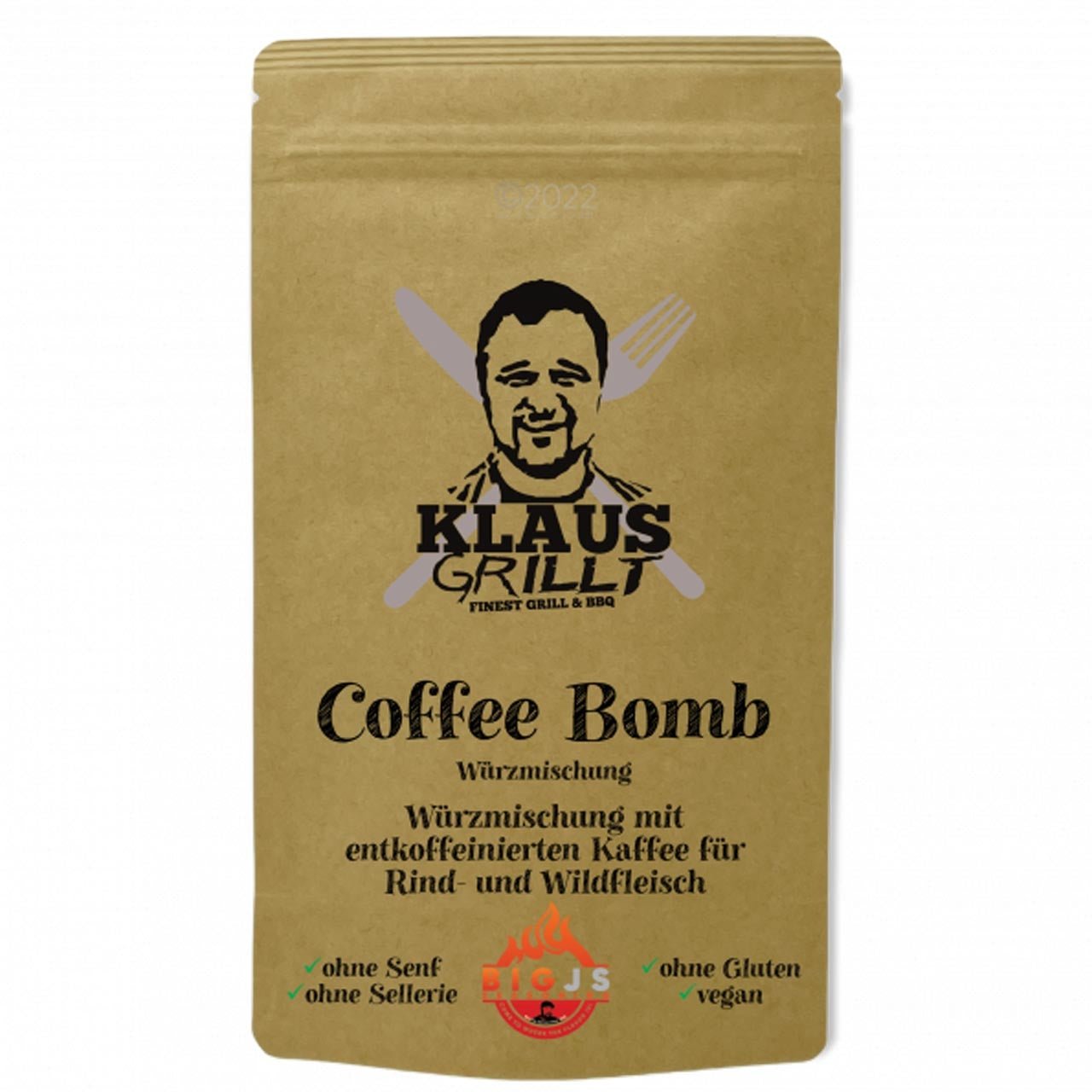 Klaus Grillt Coffee Bomb Rub, 250g - Grillstar.deKlaus Grillt Coffee Bomb Rub, 250gKlaus GrilltGrillstar.dekg302802504260436665211