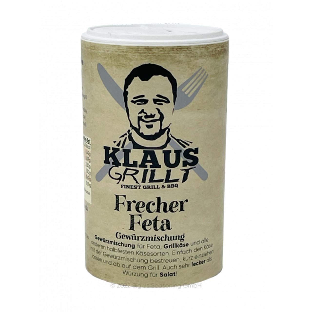 Klaus Grillt Frecher Feta, 50g Streuer - Grillstar.deKlaus Grillt Frecher Feta, 50g StreuerKlaus GrilltGrillstar.dekg302300504260436665419