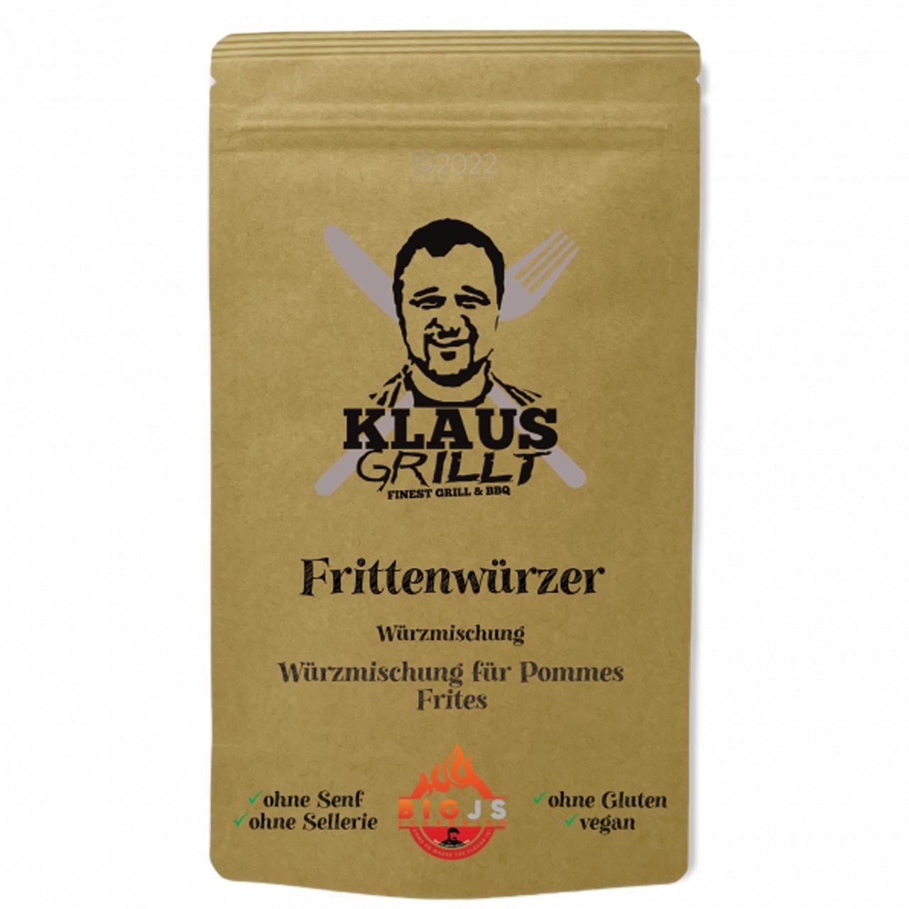 Klaus Grillt Frittenwürzer, 250g - Grillstar.deKlaus Grillt Frittenwürzer, 250gKlaus GrilltGrillstar.dekg303902504260436666423