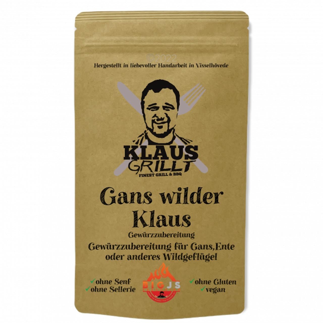 Klaus Grillt Gans Wilder Klaus, 100g - Grillstar.deKlaus Grillt Gans Wilder Klaus, 100gKlaus GrilltGrillstar.dekg301201004260436664924