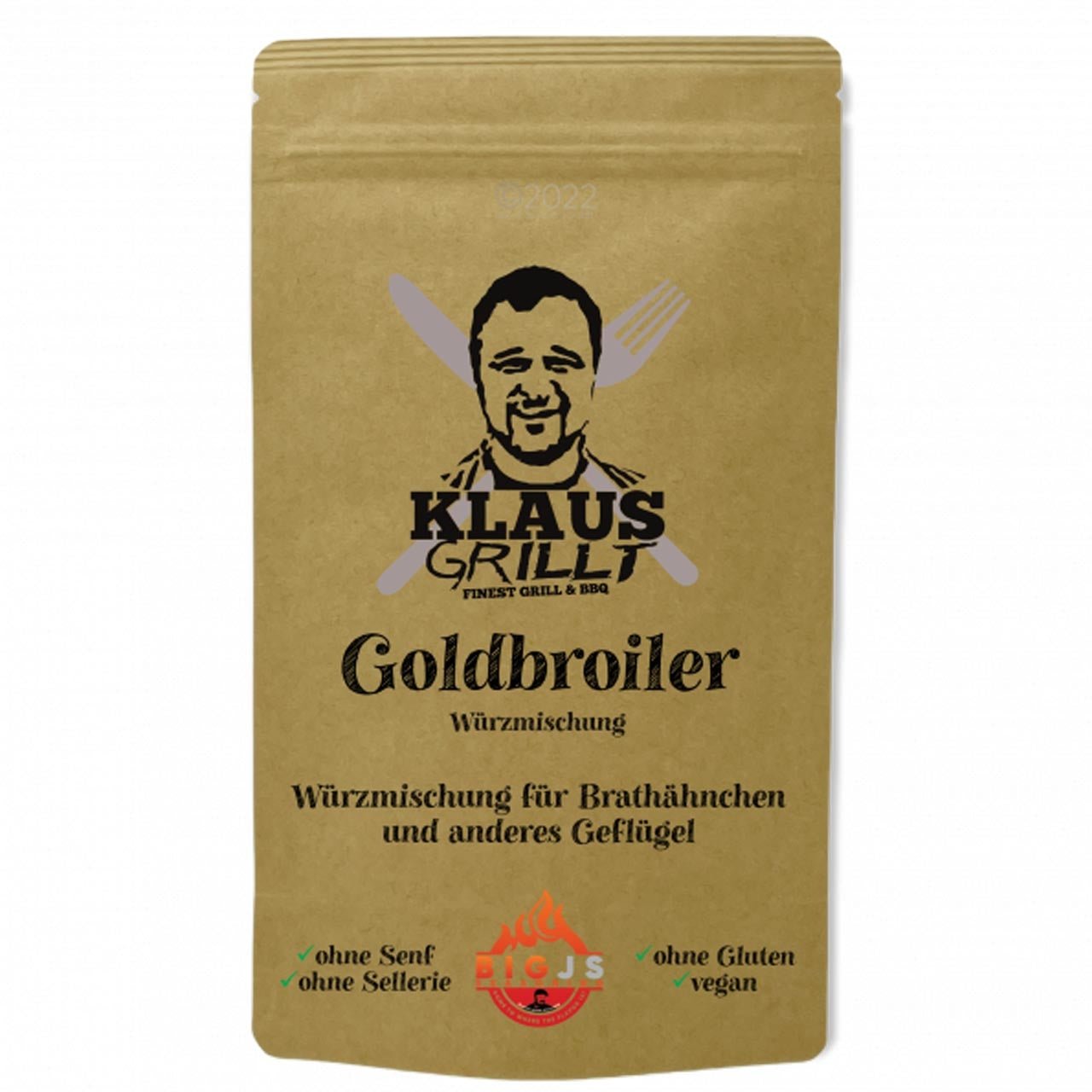 Klaus Grillt Goldbroiler, 250g - Grillstar.deKlaus Grillt Goldbroiler, 250gKlaus GrilltGrillstar.dekg303602504260436666416