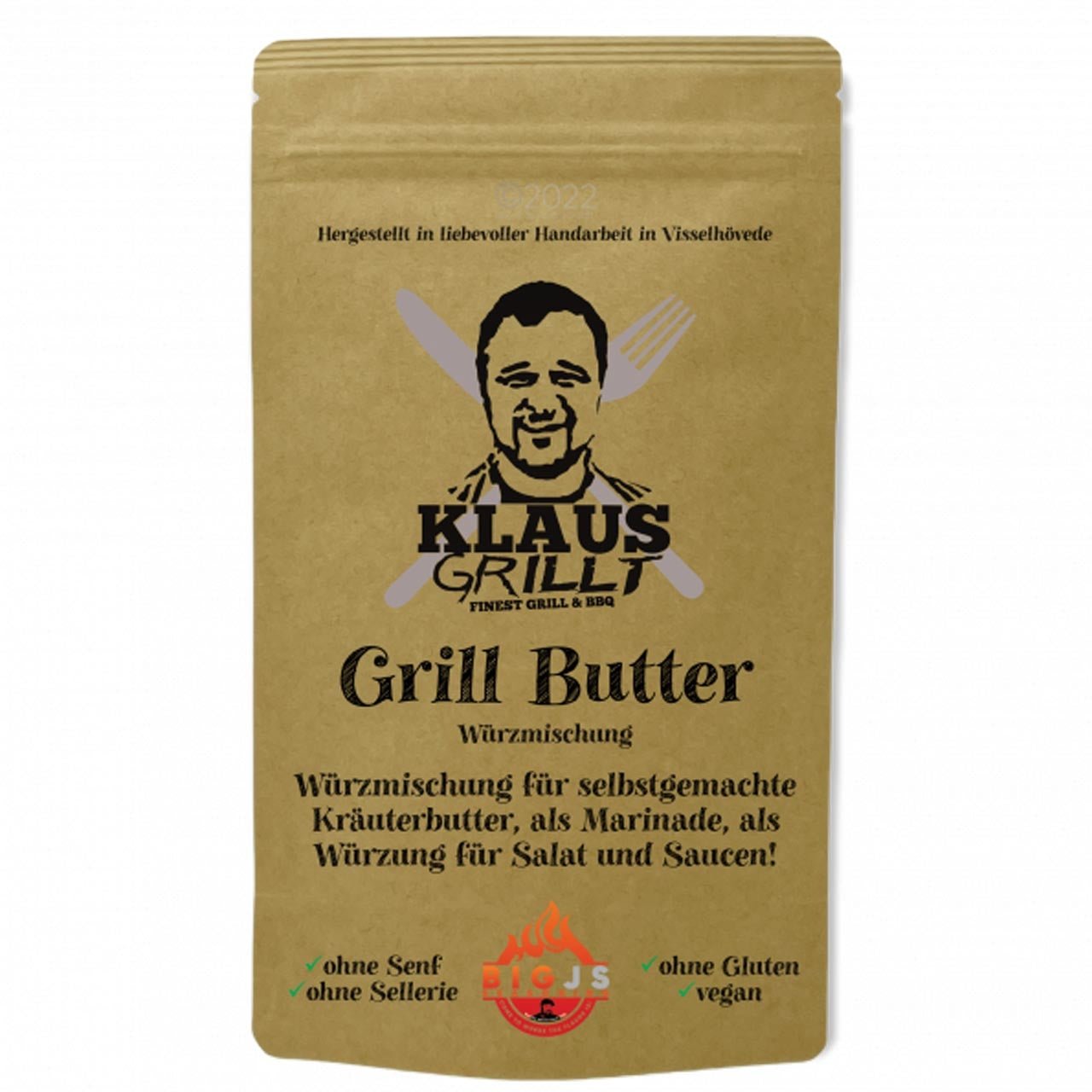 Klaus Grillt Grill(t)butter, 120g - Grillstar.deKlaus Grillt Grill(t)butter, 120gKlaus GrilltGrillstar.dekg302901204260436665280