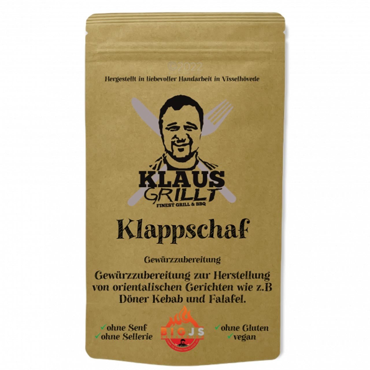 Klaus Grillt Klappschaf, 250g - Grillstar.deKlaus Grillt Klappschaf, 250gKlaus GrilltGrillstar.dekg301302504260436661886