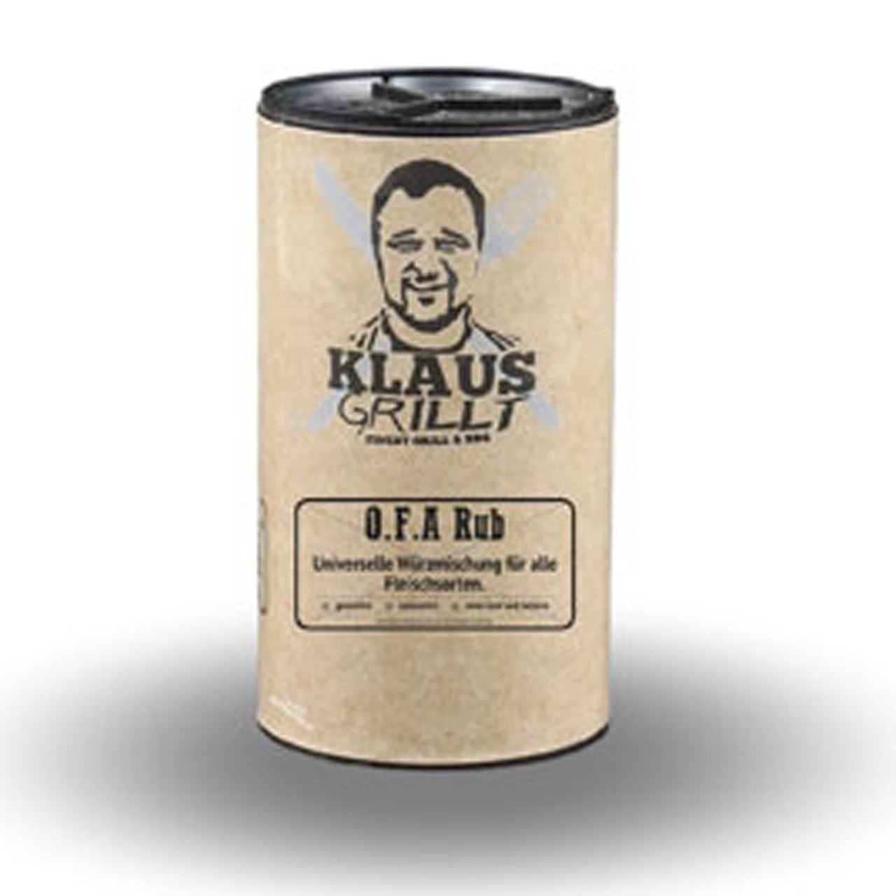 Klaus Grillt O.F.A. Rub (One for All Rub), 120g Streuer - Grillstar.deKlaus Grillt O.F.A. Rub (One for All Rub), 120g StreuerKlaus GrilltGrillstar.dekg300101204260436665082