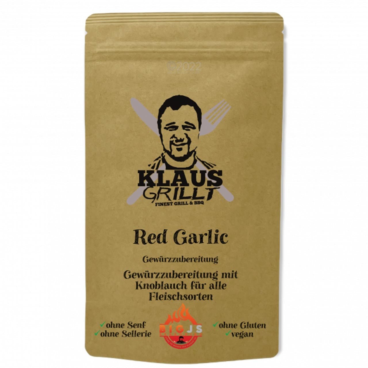 Klaus Grillt Red Garlic Rub, 250g - Grillstar.deKlaus Grillt Red Garlic Rub, 250gKlaus GrilltGrillstar.dekg304002504260436668335