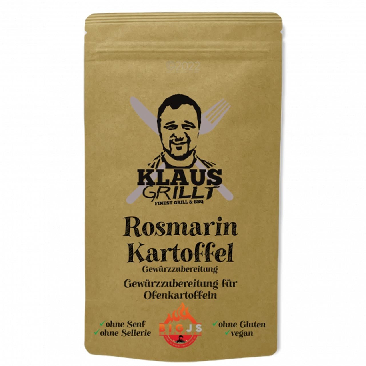 Klaus Grillt Rosmarin Kartoffel Würzer, 250g - Grillstar.deKlaus Grillt Rosmarin Kartoffel Würzer, 250gKlaus GrilltGrillstar.dekg303802504260436669301