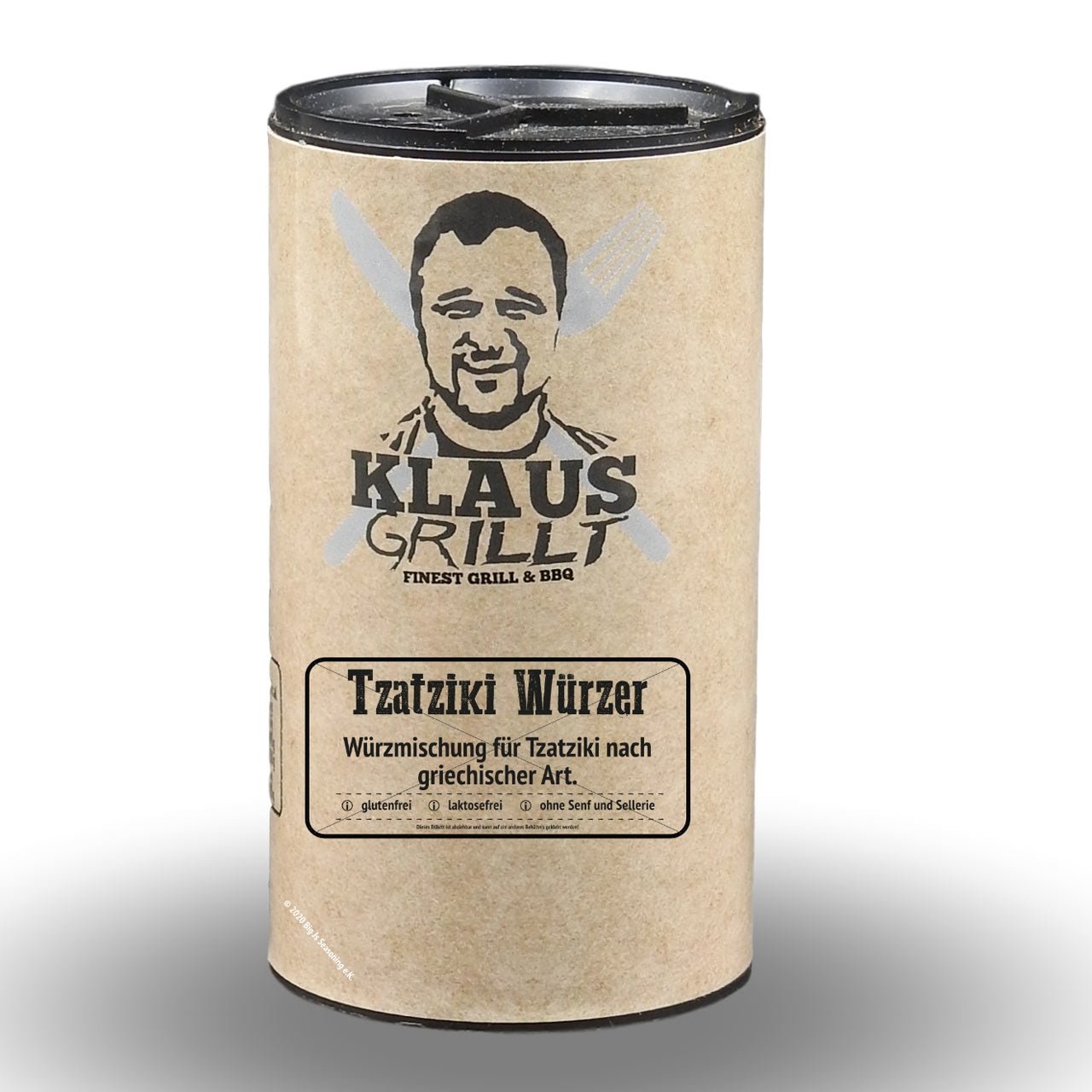 Klaus Grillt Tzatziki, 120g Streuer - Grillstar.deKlaus Grillt Tzatziki, 120g StreuerKlaus GrilltGrillstar.dekg303401204260436661664