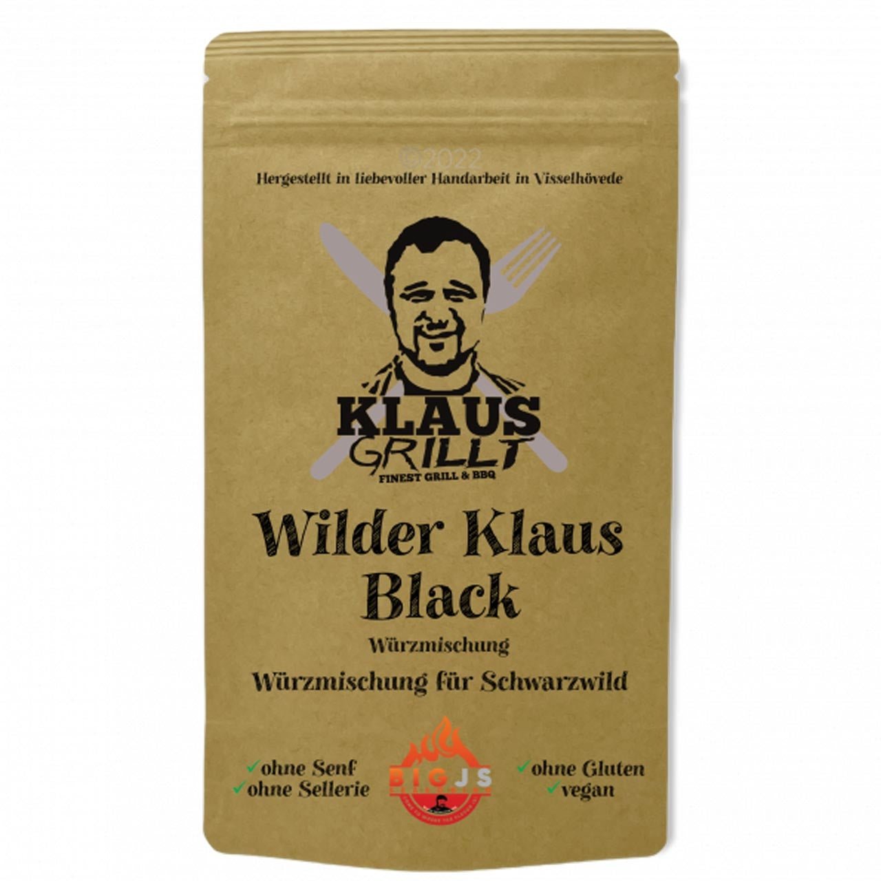 Klaus Grillt Wilder Klaus Black, 150g - Grillstar.deKlaus Grillt Wilder Klaus Black, 150gKlaus GrilltGrillstar.dekg300701504260436664894