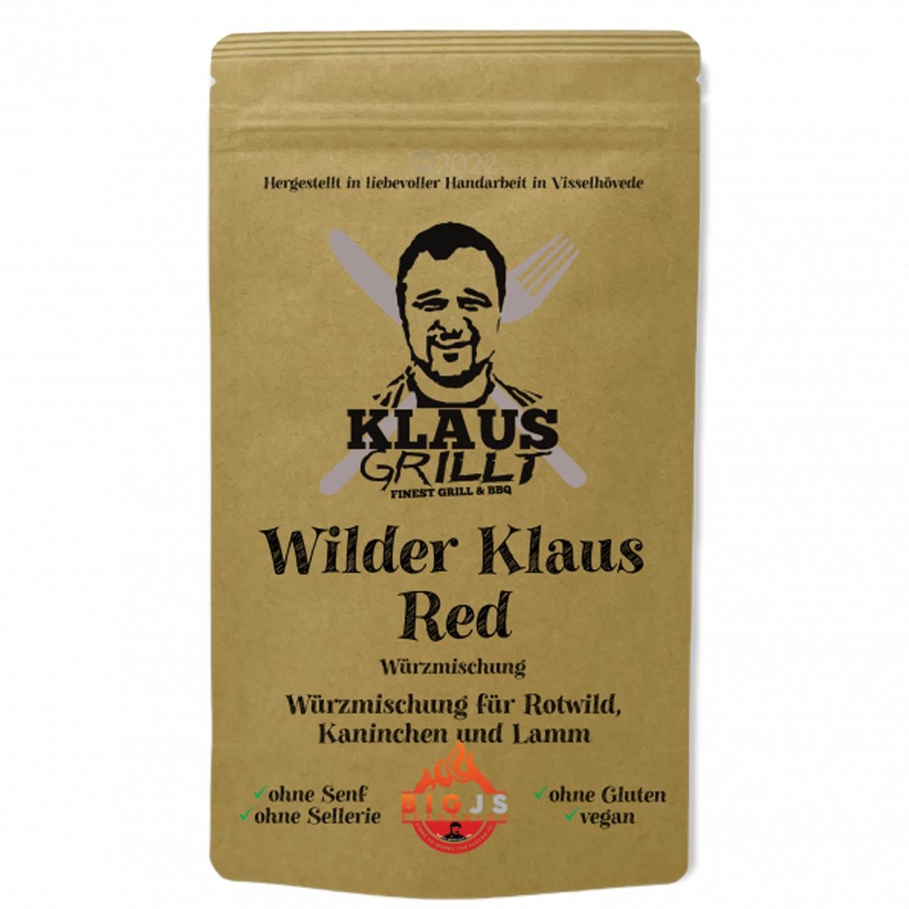 Klaus Grillt Wilder Klaus Red, 150g - Grillstar.deKlaus Grillt Wilder Klaus Red, 150gKlaus GrilltGrillstar.dekg300801504260436664887