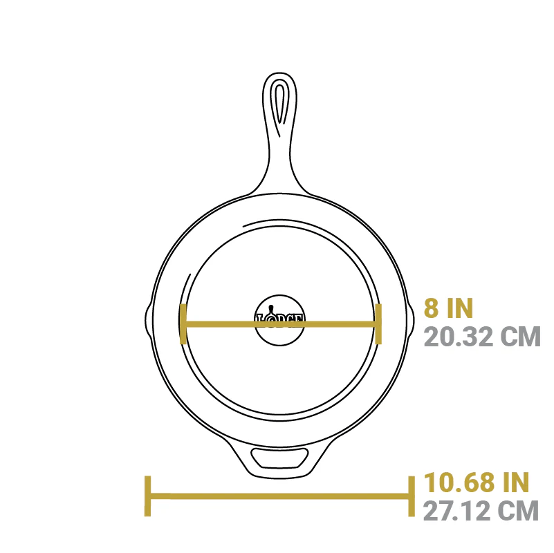 Lodge Gusspfanne, 26cm - Grillstar.deLodge Gusspfanne, 26cmGrillzubehörLodgeGrillstar.de