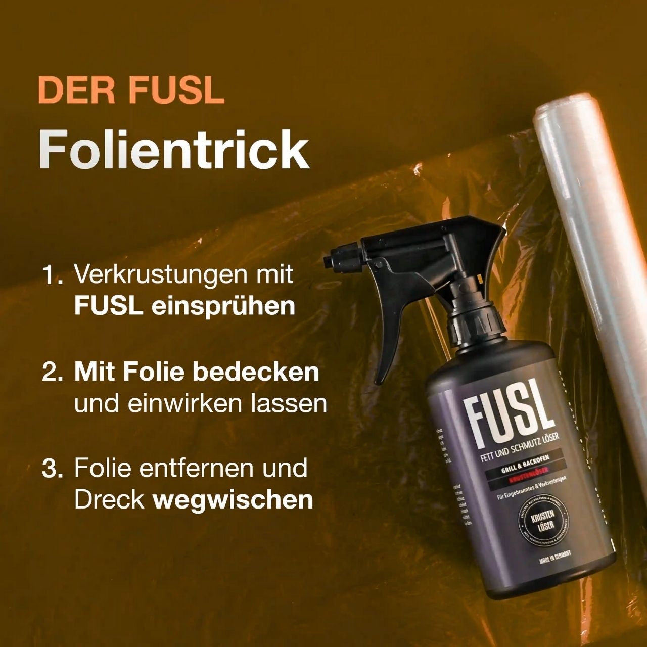 McBrikett FUSL Fettlöser Grill & Backofen