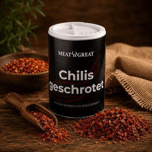Meat 'n' Chilis geschrotet, Streuer, 70g - Grillstar.deMeat 'n' Chilis geschrotet, Streuer, 70gGewürzeMeat 'n' GreatGrillstar.de