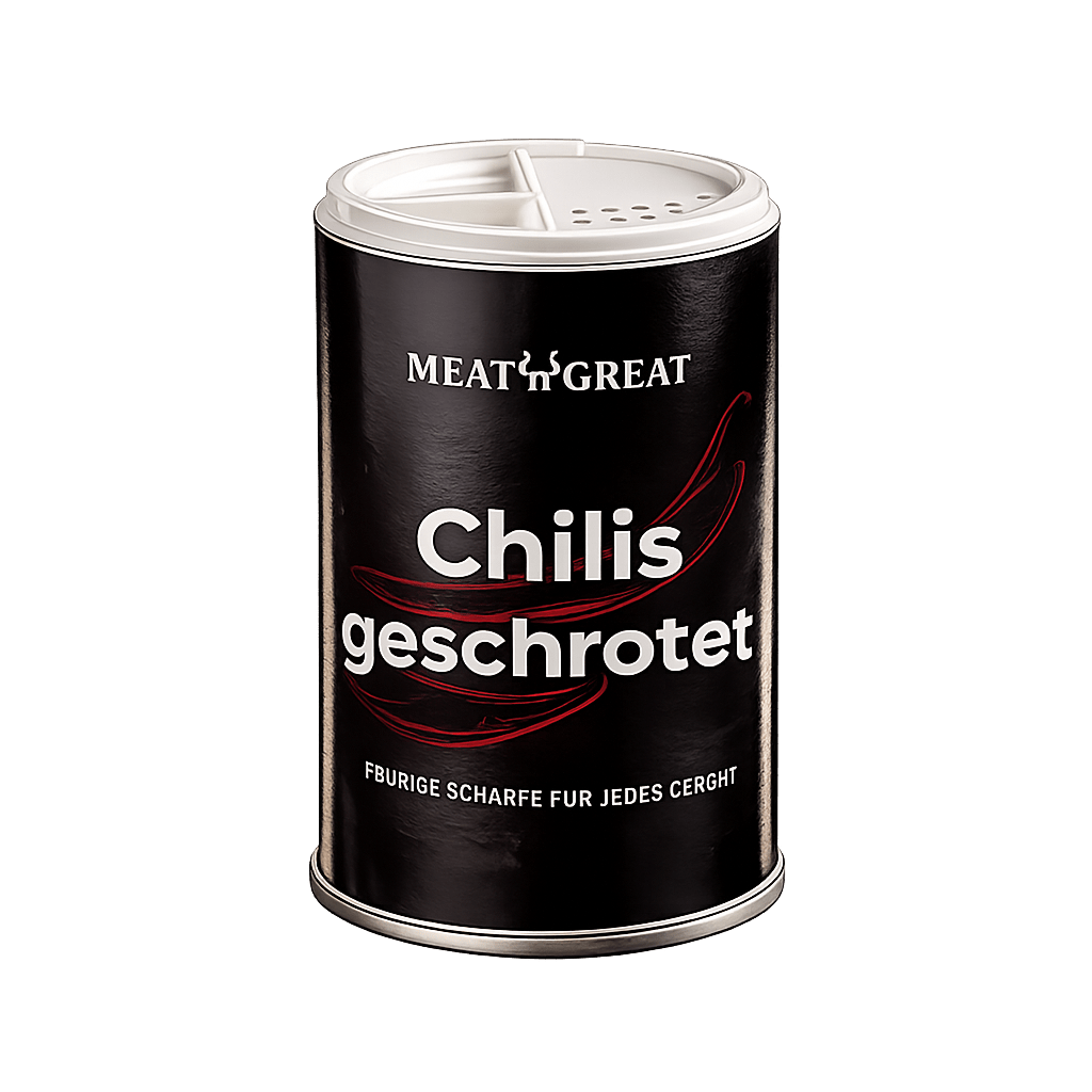 Meat 'n' Chilis geschrotet, Streuer, 70g - Grillstar.deMeat 'n' Chilis geschrotet, Streuer, 70gGewürzeMeat 'n' GreatGrillstar.de