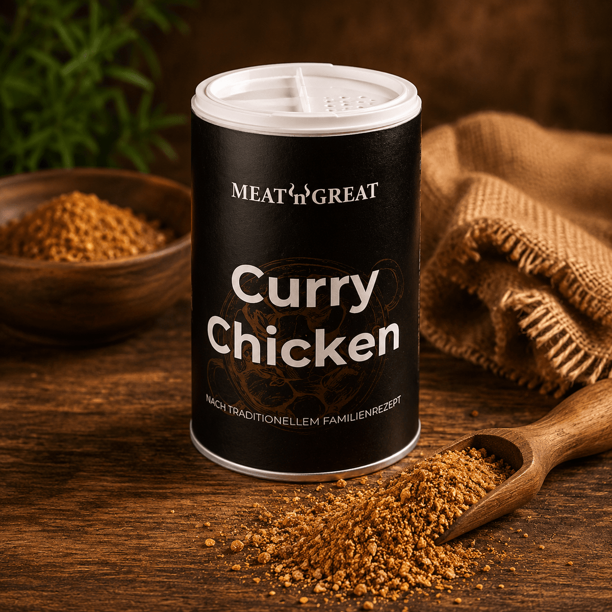 Meat 'n' Great Curry Chicken, Streuer, 100g - Grillstar.deMeat 'n' Great Curry Chicken, Streuer, 100gMeat 'n' GreatGrillstar.de
