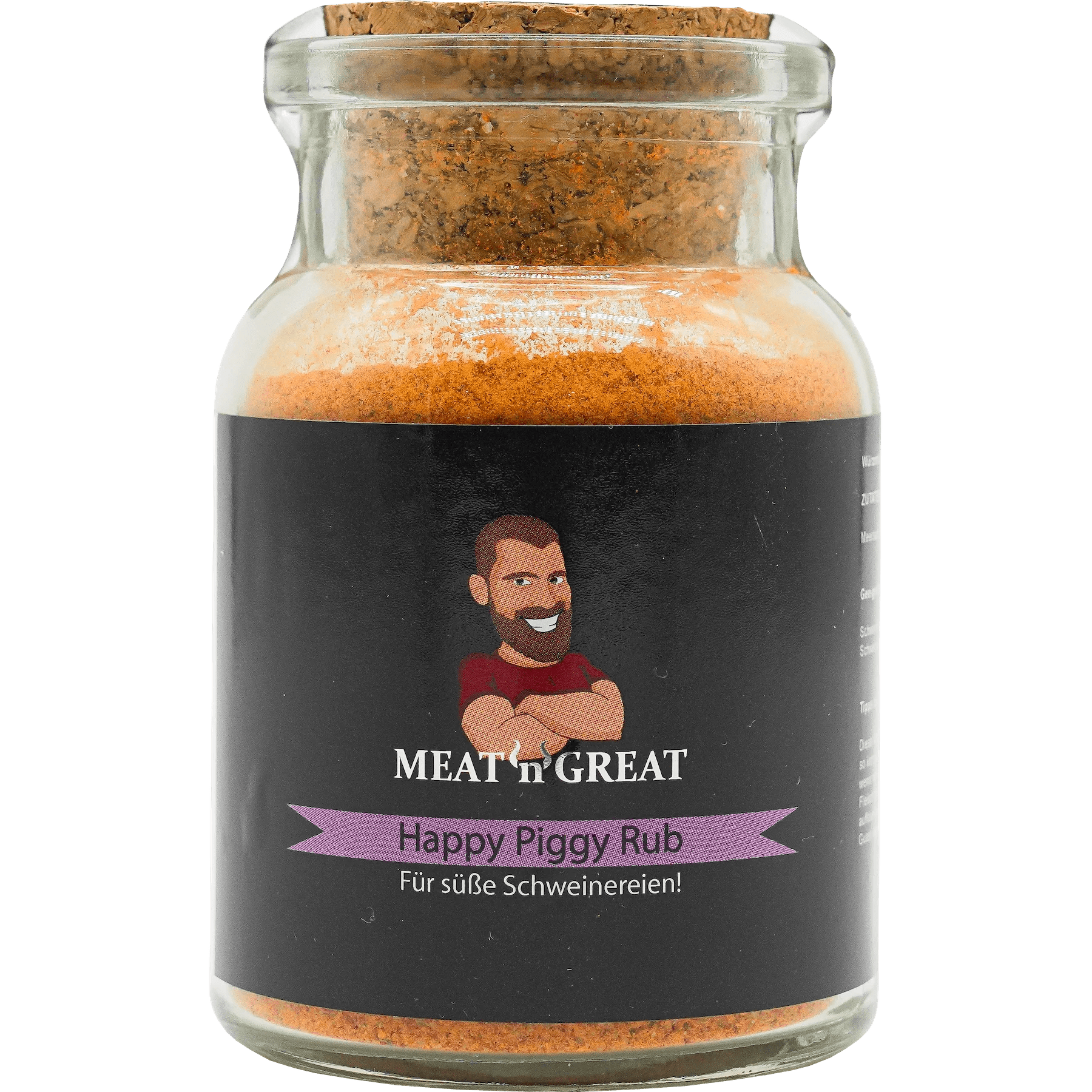 Meat 'n' Great Happy Piggy Rub, 100g - Grillstar.deMeat 'n' Great Happy Piggy Rub, 100gMeat 'n' GreatGrillstar.deB - 400104262362320585