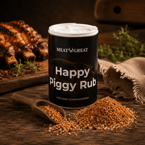 Meat 'n' Great Happy Piggy Rub, Streuer, 100g - Grillstar.deMeat 'n' Great Happy Piggy Rub, Streuer, 100gMeat 'n' GreatGrillstar.de